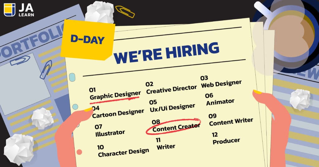 we are hiring graphic